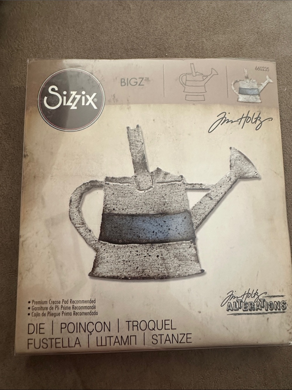Tim Holtz Alterations Sizzix Bigz – Watering Can #660235